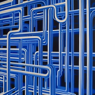 Swirlprint style, Midjourney V6.1: technical infrastructure blueprint schematics