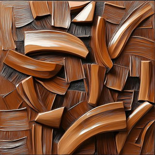 Swirlprint style, Midjourney V6.1: typographic composition with large letters
