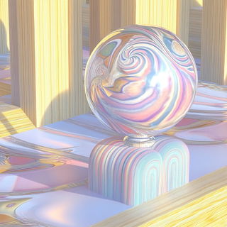 Glitchomorph style, Midjourney V6.1: abstract 3D render