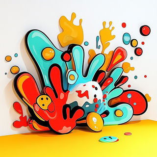 Atelier Red Crane style, Midjourney V6.1: abstract 3D render
