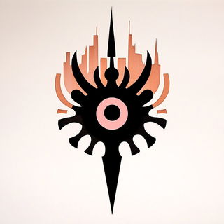 Mythengrave style, Midjourney V6.1: bold minimalist logo design for Istanbul city municipal services