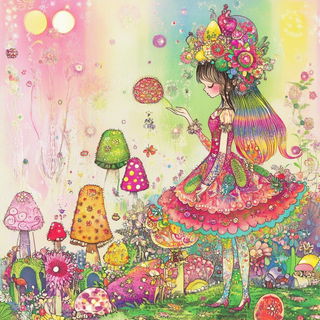 Axial Robe Mechanism style, Midjourney V6.1: retro fairy-tale illustration