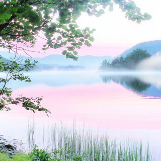Axial Robe Mechanism style, Midjourney V6.1: realistic landscape photograph of quiet dawn