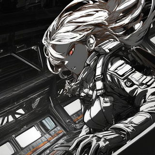 Monarch Mosaic style, Midjourney V6.1: black-and-white manga comic strip