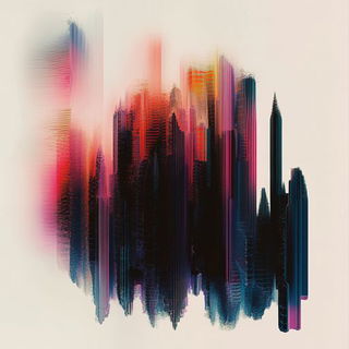 Refractionpunk style, Midjourney V6.1: megacity with futuristic bioarchitecture