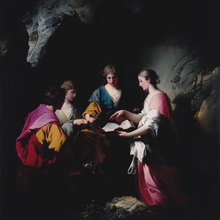 Refractionpunk style, Midjourney V6.1: classical 18th-century oil painting