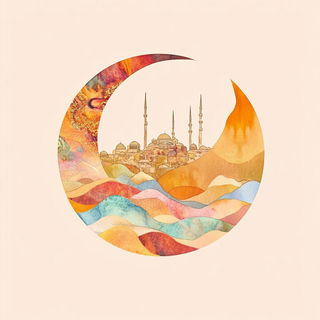 Brutalist Fireblur style, Midjourney V6.1: bold minimalist logo design for Istanbul city municipal services