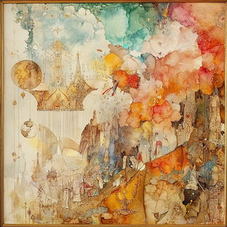Brutalist Fireblur style, Midjourney V6.1: classical 18th-century oil painting