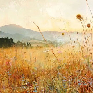 Brutalist Fireblur style, Midjourney V6.1: realistic landscape photograph of quiet dawn
