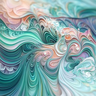 Cloudmantis style, Midjourney V6.1: abstract 3D render