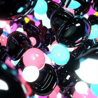 Plasterglyph style, Midjourney V6.1: abstract 3D render