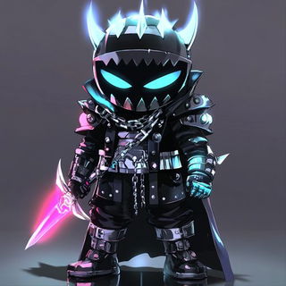 Plasterglyph style, Midjourney V6.1: concept art character design of retropunk steam knight