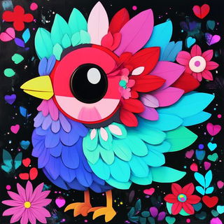 Plasterglyph style, Midjourney V6.1: traditional folk art
