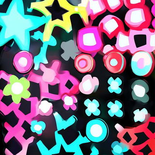 Plasterglyph style, Midjourney V6.1: creative pattern composition