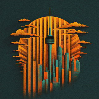 Coralossil style, Midjourney V6.1: bold minimalist logo design for Istanbul city municipal services