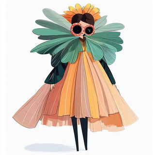 Balloonerie style, Midjourney V6.1: haute-couture fashion outfit