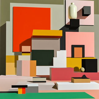 Terraglowism style, Midjourney V6.1: abstract 3D render