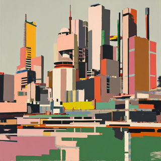 Terraglowism style, Midjourney V6.1: megacity with futuristic bioarchitecture