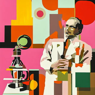 Terraglowism style, Midjourney V6.1: editorial illustration for popular scientific magazine cover