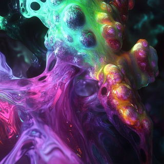 Cragscript style, Midjourney V6.1: abstract 3D render