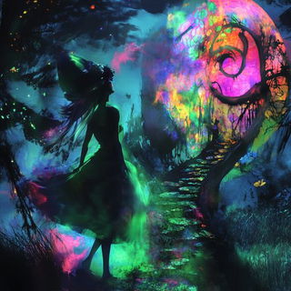 Cragscript style, Midjourney V6.1: retro fairy-tale illustration
