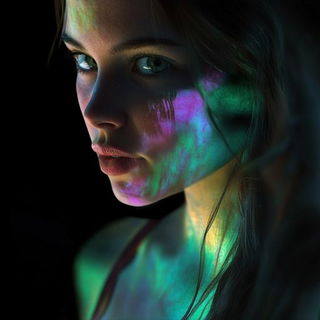 Cragscript style, Midjourney V6.1: photographic portrait of female protagonist