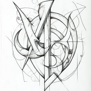 Fumegreen style, Midjourney V6.1: typographic composition with large letters