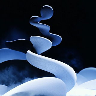 Fogiron style, Midjourney V6.1: abstract 3D render