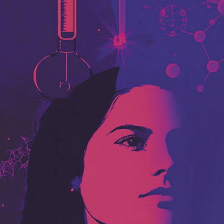 Portalithics style, Midjourney V6.1: editorial illustration for popular scientific magazine cover
