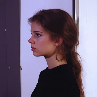 Portalithics style, Midjourney V6.1: photographic portrait of female protagonist