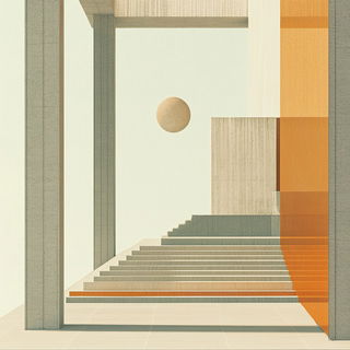 Sunmaskics style, Midjourney V6.1: abstract 3D render