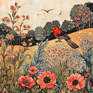 Prismtorrent style, Midjourney V6.1: traditional folk art