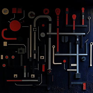 Marginborne Leviathans style, Midjourney V6.1: technical infrastructure blueprint schematics