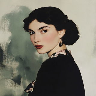 Truqueplant style, Midjourney V6.1: photographic portrait of female protagonist