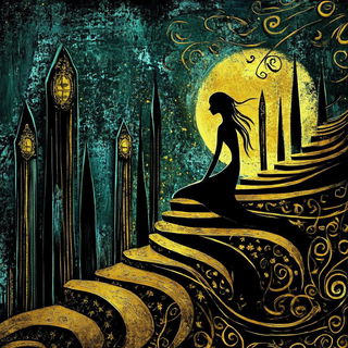 Chromavexillum style, Midjourney V6.1: retro fairy-tale illustration