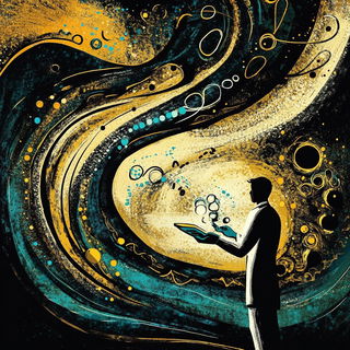 Chromavexillum style, Midjourney V6.1: editorial illustration for popular scientific magazine cover