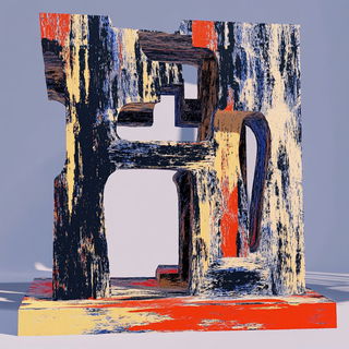 Garland Geomancy style, Midjourney V6.1: abstract 3D render