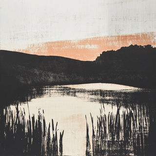 Sporeveil Ornamentalism style, Midjourney V6.1: realistic landscape photograph of quiet dawn