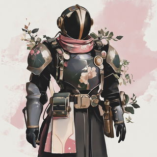 Cliffmythic style, Midjourney V6.1: concept art character design of retropunk steam knight