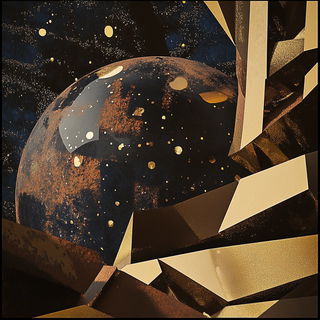 Lanternesque style, Midjourney V6.1: abstract 3D render