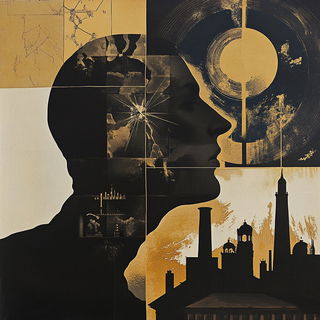 Lanternesque style, Midjourney V6.1: editorial illustration for popular scientific magazine cover