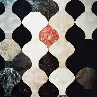 Orchardgris style, Midjourney V6.1: creative pattern composition
