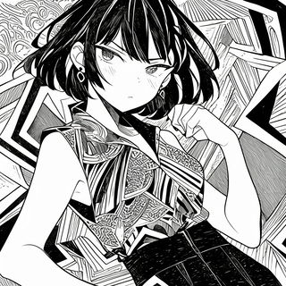 Cinderstretch style, Midjourney V6.1: black-and-white manga comic strip