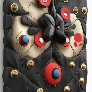 Neonolithics style, Midjourney V6.1: creative pattern composition