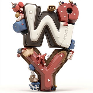Neonolithics style, Midjourney V6.1: typographic composition with large letters