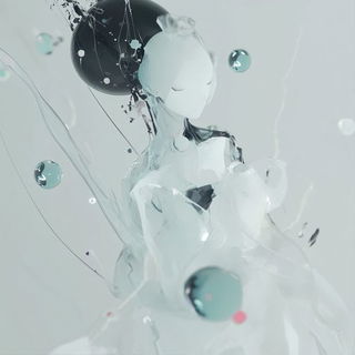 Celshadography style, Midjourney V6.1: abstract 3D render