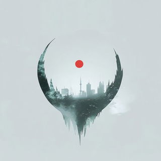 Celshadography style, Midjourney V6.1: bold minimalist logo design for Istanbul city municipal services