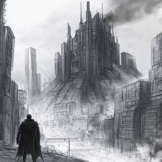 Conifer Switchback style, Midjourney V6.1: megacity with futuristic bioarchitecture