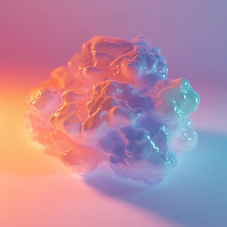 Cloudstrike Portraiture style, Midjourney V6.1: abstract 3D render
