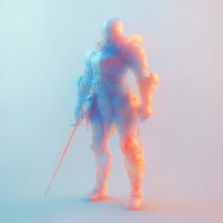 Cloudstrike Portraiture style, Midjourney V6.1: concept art character design of retropunk steam knight
